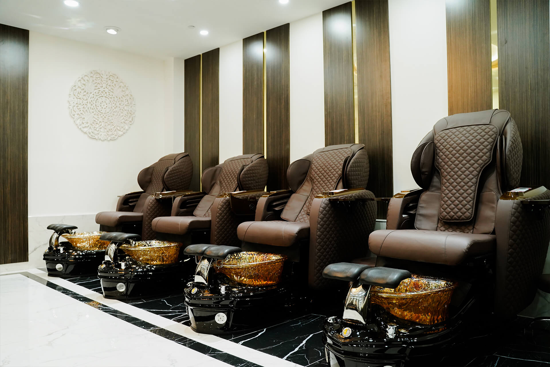 Private VIP room experience at our Hendersonville TN nail spa